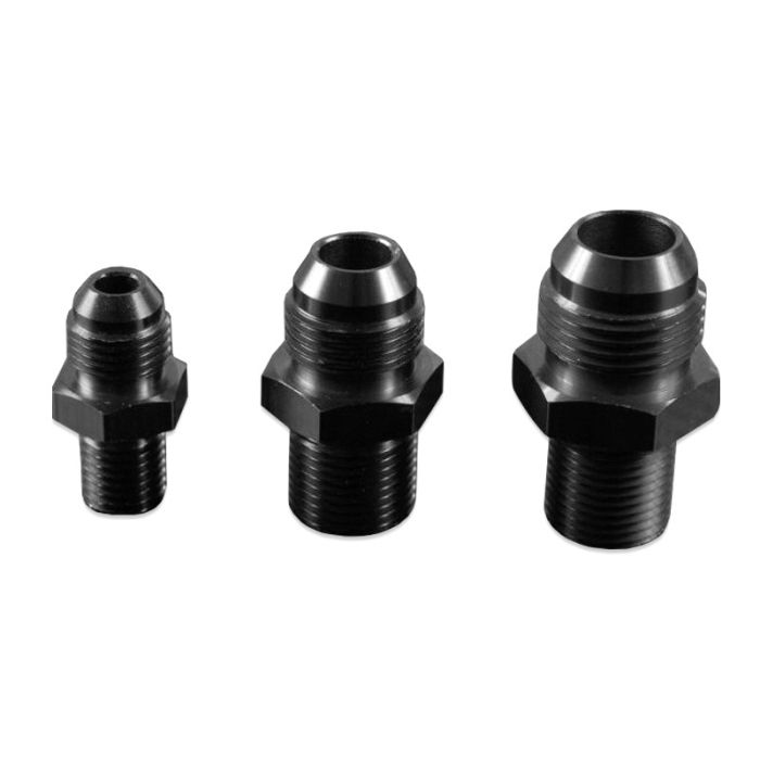 AN8-M20x1.5 Nypel adapter męsko-męski Czarny
