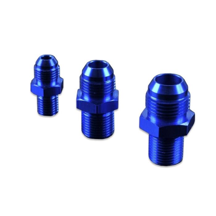AN8-M20x1.5 Nypel adapter męsko-męski Niebieski