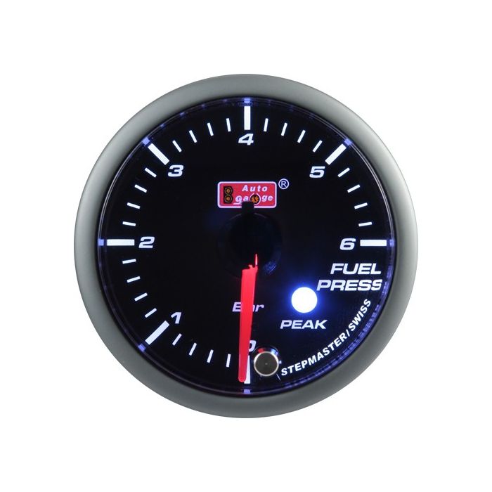 Auto Gauge Wskaźnik ciśnienia paliwa Amber