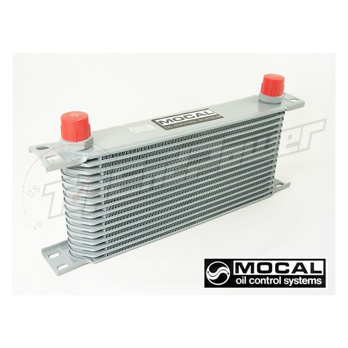 Chłodnica oleju Mocal Heavy Duty 16-rzędowa (235mm) wyjścia żenskie M18 x 1.5