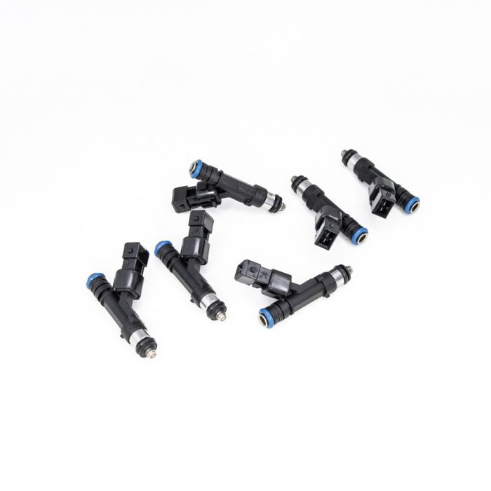 Deatschwerks Bosch EV14 zestaw 6 wtryskiwaczy paliwa 650cc/min, Volvo L6 Turbo White Block 1992-2008, BMW E30/E36 M20/M50/M52/S50/S52 1987-2000, BMW 325i/325xi 1988-91, 325is 1988-90, 325i/325is 1992-95, M3 1995-99, 328i/328is 1996-2000