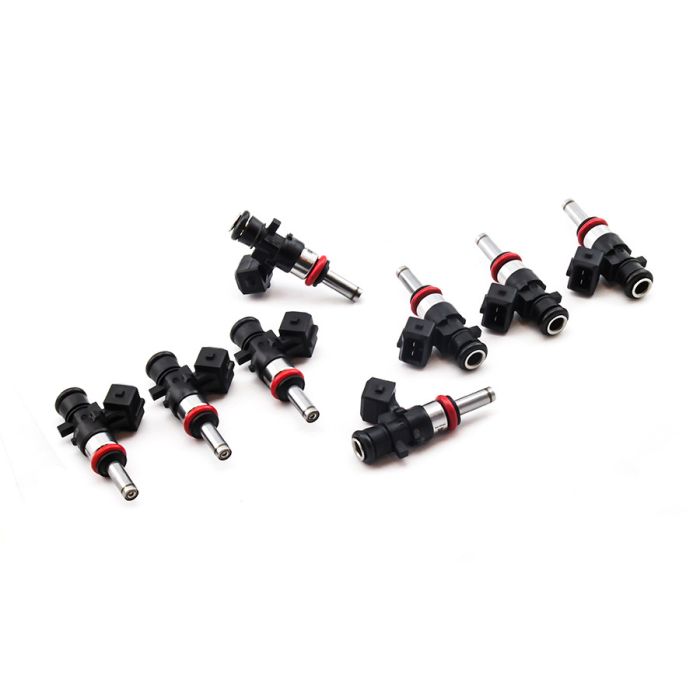 Deatschwerks Bosch EV14 zestaw 8 wtryskiwaczy paliwa 1200cc/min, 2010-15 Chevrolet Camaro SS LS3/LS7/L99, 2008-13 Corvette LS3, 2006-13 Corvette Z06 LS7, 2009-13 Corvette ZR-1 LS9, 2008-09 Pontiac G8/GT LS3, 2009 Pontiac G8/GXP LS3