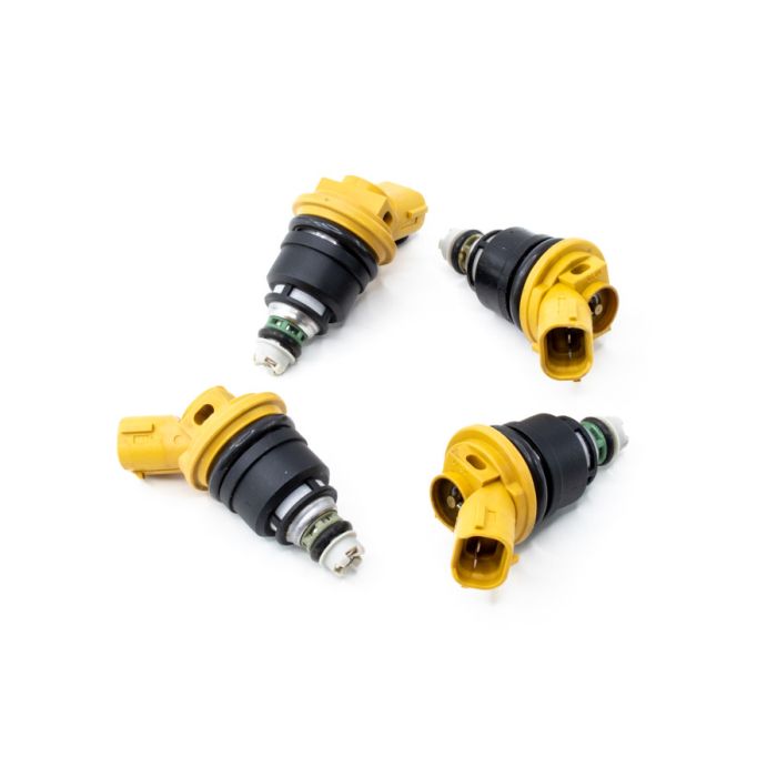 DeatschWerks zestaw 4 wtryskiwaczy paliwa 850cc/min, Side Feed Subaru STI EJ25 04-06, Legacy GT EJ25 04-06, Impreza 2.5RS 97-98 (Side Feed)