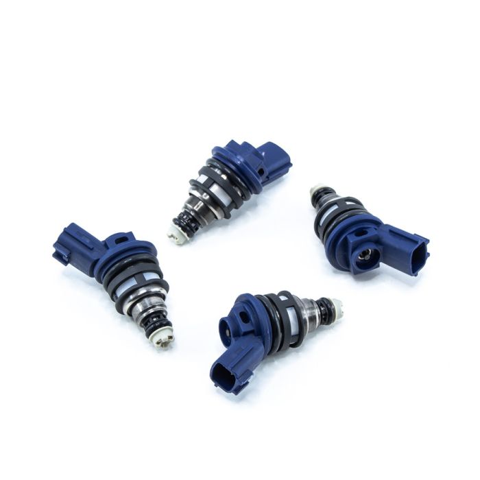 DeatschWerks zestaw 4 wtryskiwaczy paliwa 950cc/min Side Feed, Nissan Silvia / 200SX S14 & S15 SR20DET