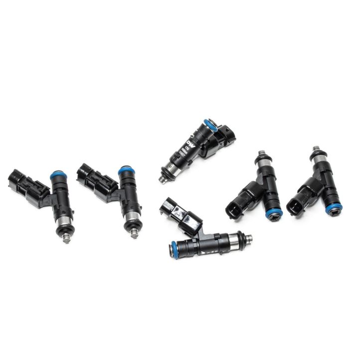 DeatschWerks zestaw 6 wtryskiwaczy paliwa 600cc/min, Nissan 350z/370z 03-12, Skyline NEO RB25DET 98-02, Infiniti G35/G37 03-12, Volkswagon Golf GTI R32 04-05