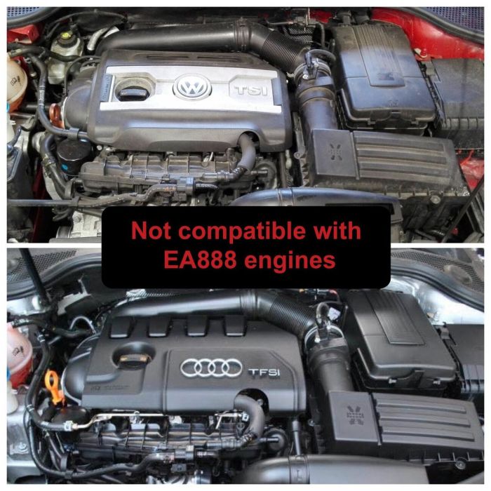 Dedykowany układ dolotowy Ramair JSK-101-DD VW Golf GTI MK5 Audi A3 S3 TT 2.0 TFSI śr. 90mm