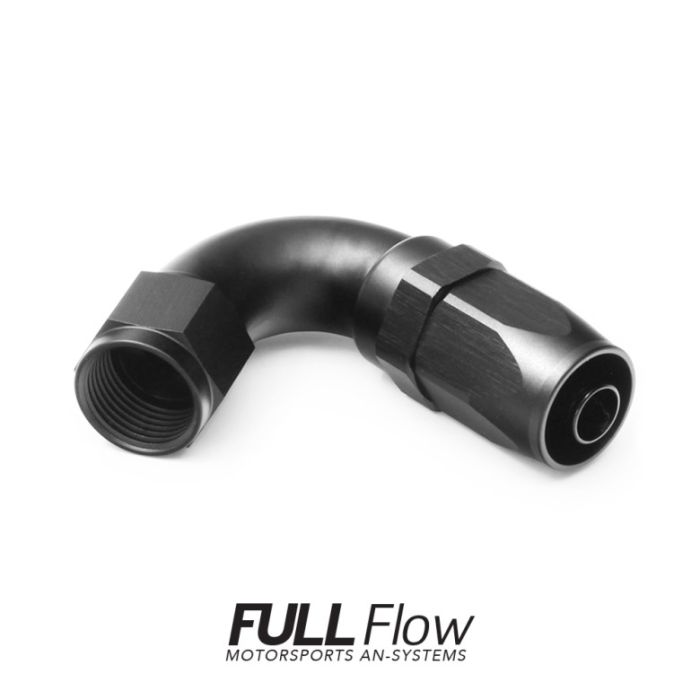 Full Flow AN Hose End Fitting 120 Degree AN8