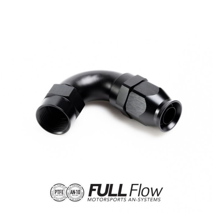 Full Flow PTFE Hose End Fitting 120 Degree AN12