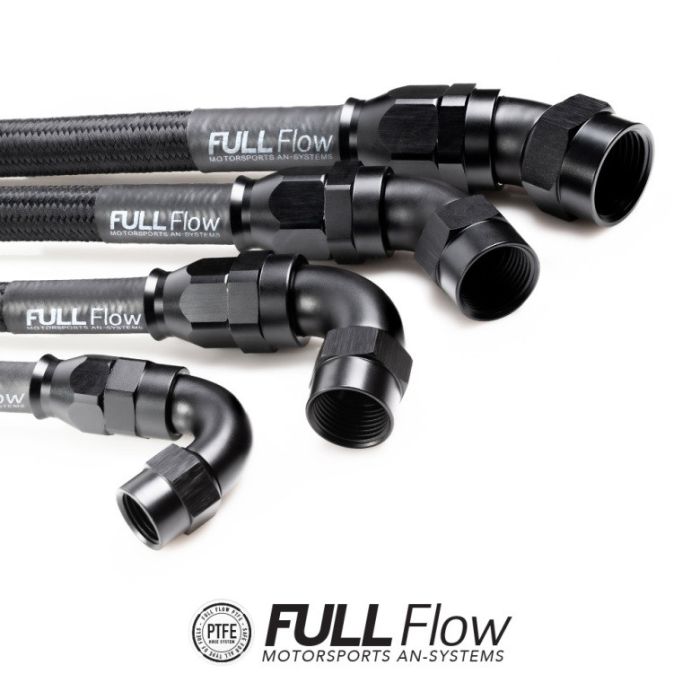 Full Flow PTFE Hose End Fitting 30 Degree AN10