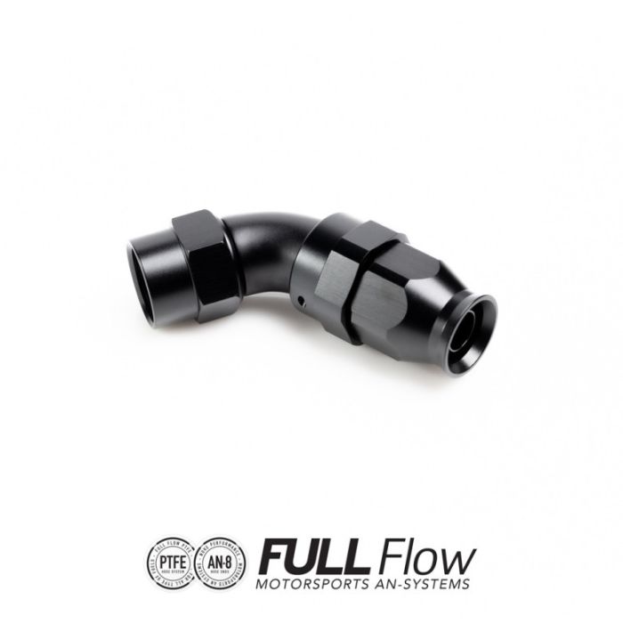 Full Flow PTFE Hose End Fitting 60 Degree AN10