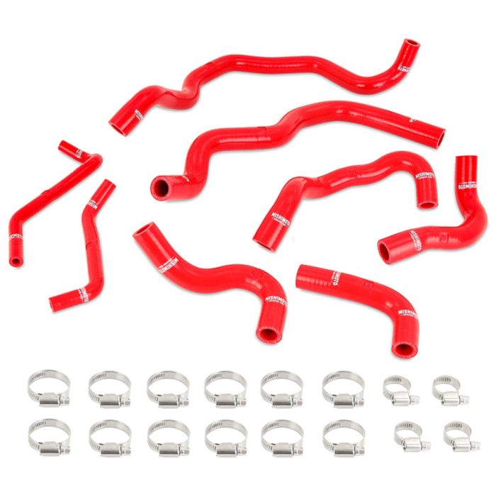 Mishimoto MMHOSE-Q50-16ANCRD Ancillary Coolant Hose Kit Infiniti Q50/Q60 3.0T 16+ Red    