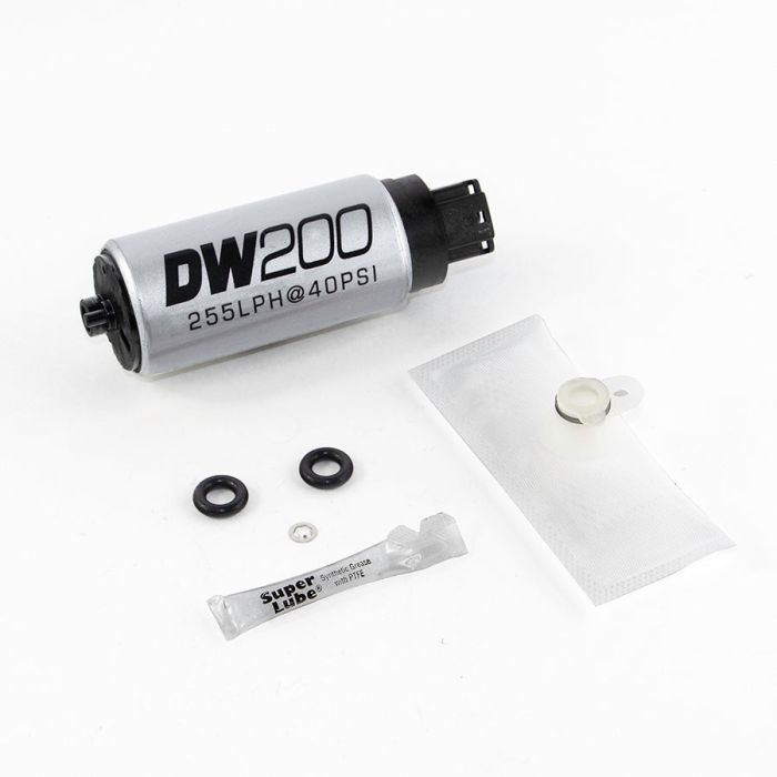 Fuel pump DeatschWerks DW200 255 lph for 2009-12 Genesis Coupe (2.0T and 3.8V6) 2009-14 Genesis (3.8V6 4.6 and 5.0) and 10-15 Kia Forte