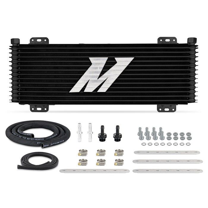 Mishimoto MMTC-SP-13BK Universal Stacked Plate Trans Cooler 13 Row Black     