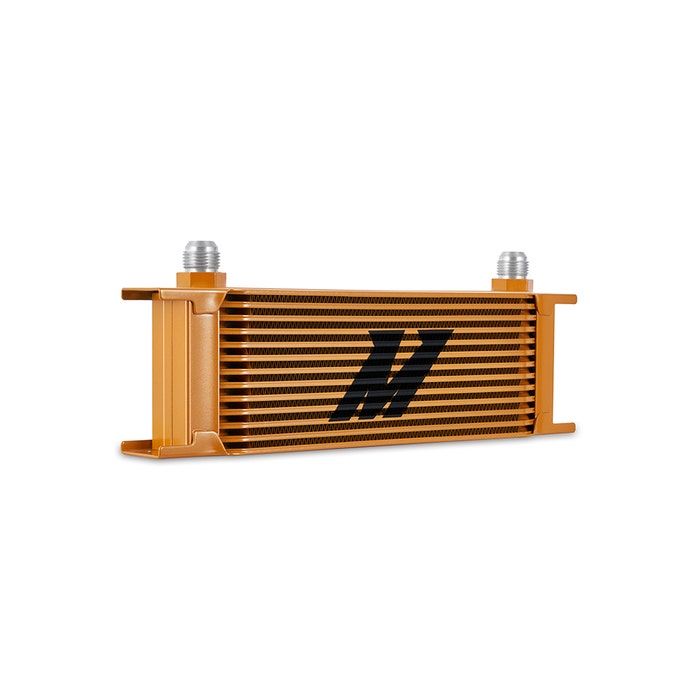 Mishimoto MMOC-13GD Universal 13-Row Oil Cooler Gold        