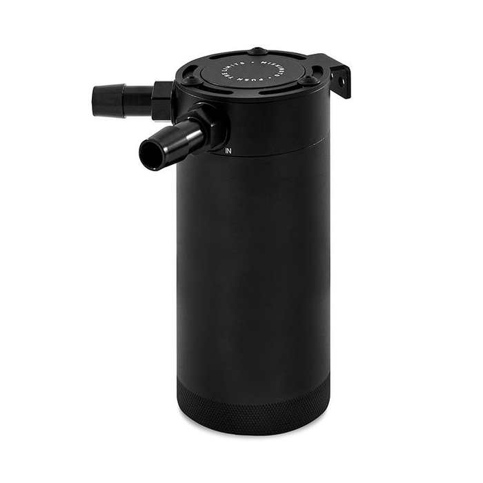 Mishimoto MMBCC-CBTWO-XLBK Baffled Catch Can 2-Port Universal XL Black      