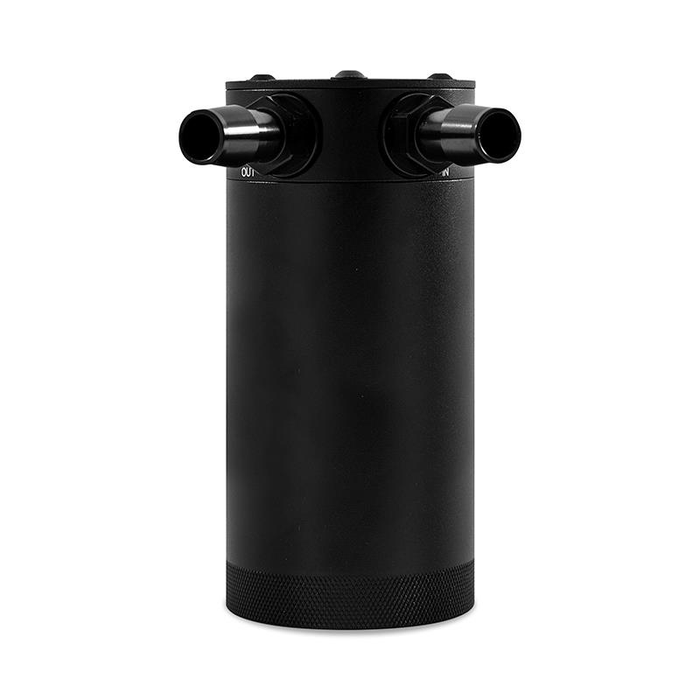 Mishimoto MMBCC-CBTWO-XLBK Baffled Catch Can 2-Port Universal XL Black      