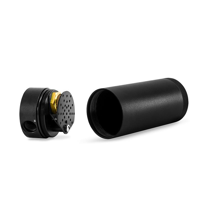 Mishimoto MMBCC-CBTWO-XLBK Baffled Catch Can 2-Port Universal XL Black      
