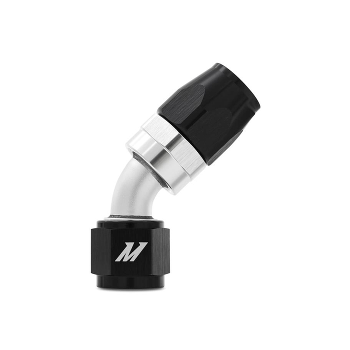 Mishimoto MMFT-SW-12-45 Aluminum -12AN 45 Degree Fitting Black       