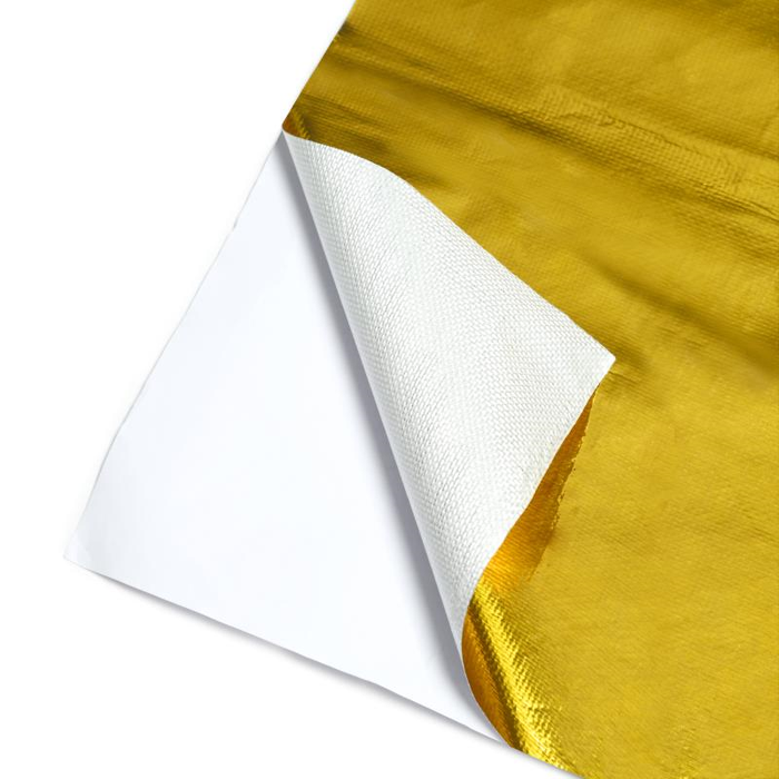 Mishimoto MMHP-GRB-1224 Gold Reflective Barrier with Adhesive Backing 12
