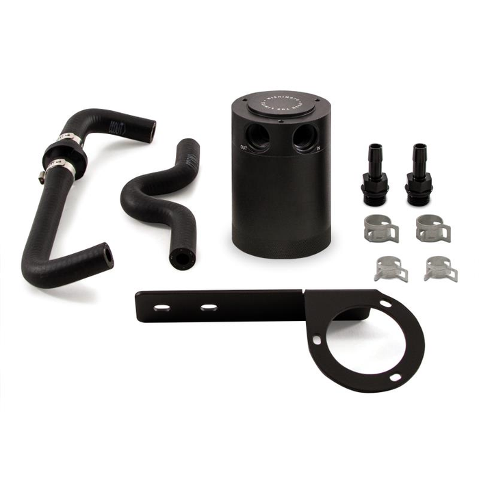 Mishimoto MMBCC-CTR-17PBEBK2 Baffled Oil Catch Can for Honda Civic Type R 17+ Black   