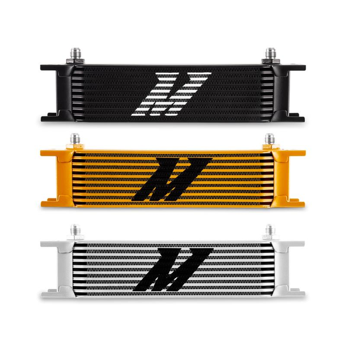 Mishimoto MMOC-10-8SL Universal -8AN 10 Row Oil Cooler Silver      