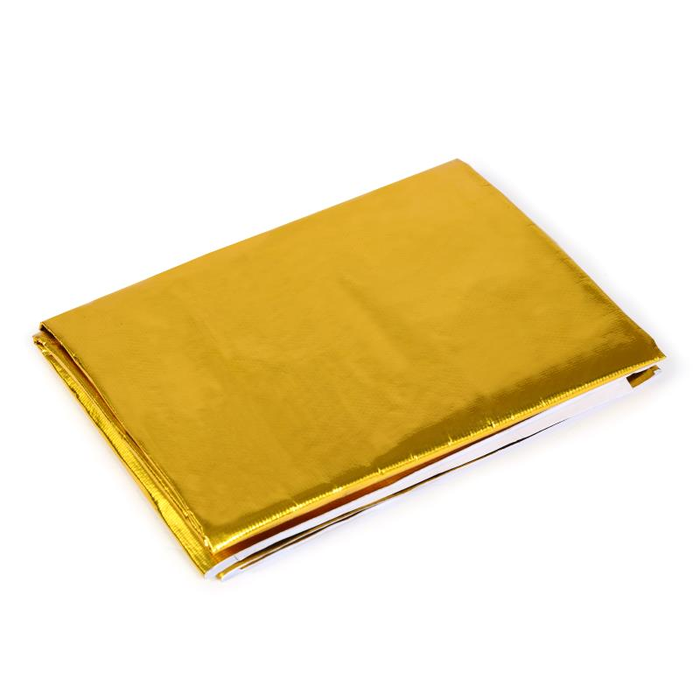 Mishimoto MMHP-GRB-1224 Gold Reflective Barrier with Adhesive Backing 12