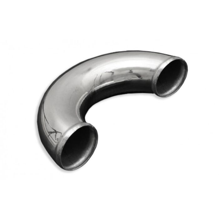 Kolanko aluminiowe 180' 22mm, 30cm