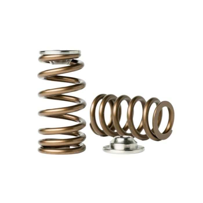 Spring set and titanium retainers Kelford Cams for Nissan VR38DETT
