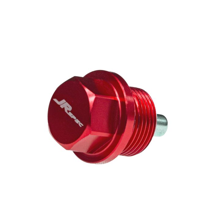 Magnetyczny korek spływu oleju JRspec M18x1.5 Volvo Czerwony