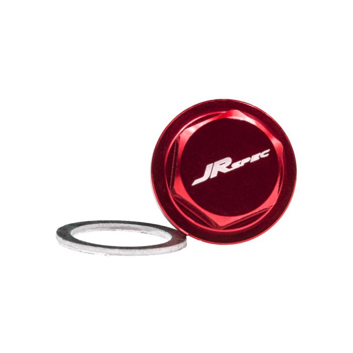 Magnetyczny korek spływu oleju JRspec M18x1.5 Volvo Czerwony