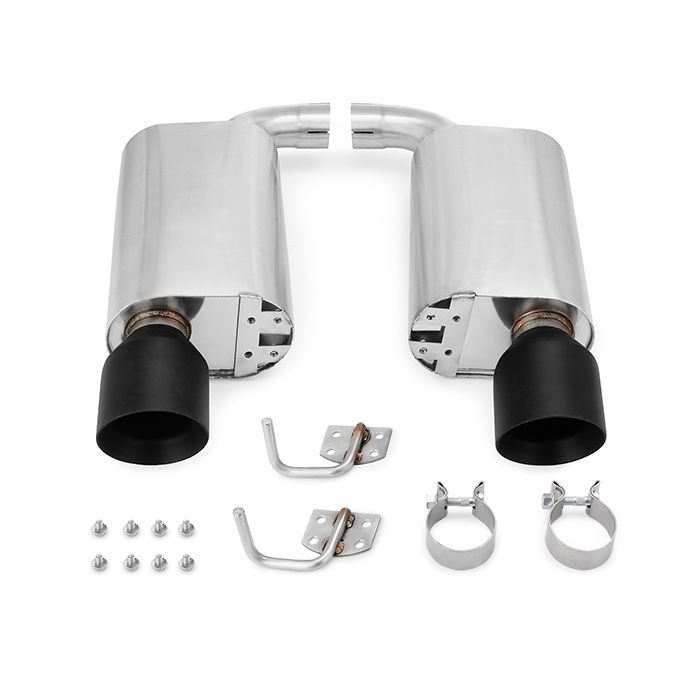 Mishimoto 2015-2017 Ford Mustang GT Street Axle-back Black Tips