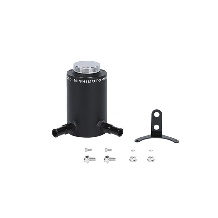Mishimoto Aluminum Power Steering Reservoir Tank Wrinkle Black