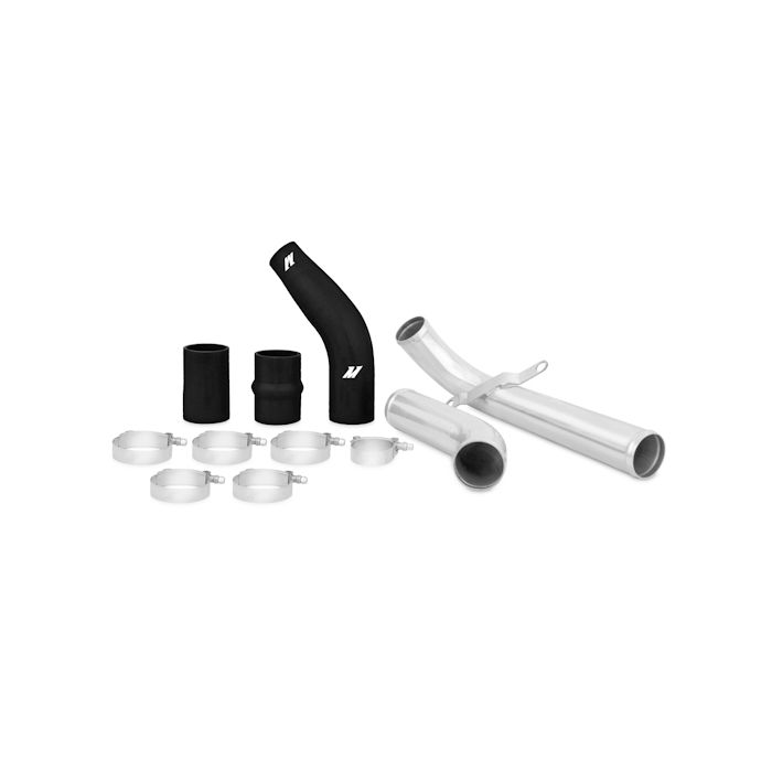 Mishimoto Mitsubishi Lancer Evolution X Upper Intercooler Pipe Kit 2008-2015 Black Hoses