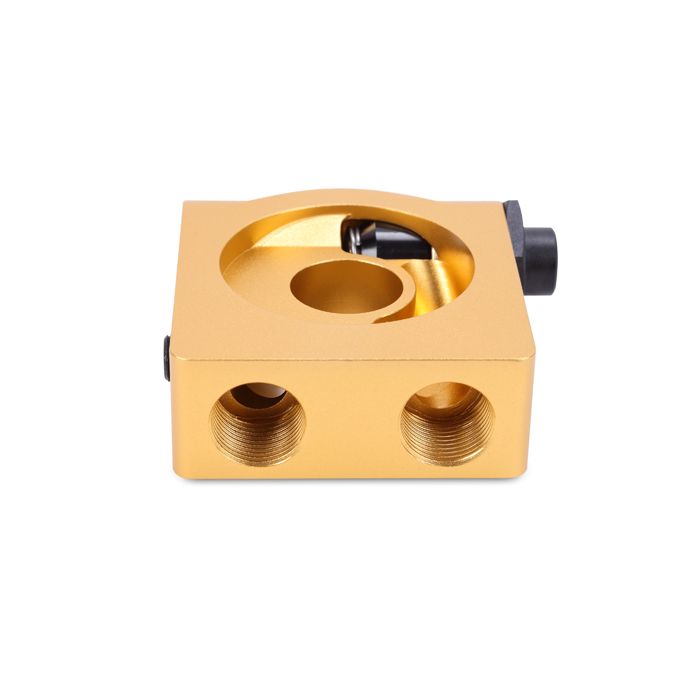 Mishimoto Oil Sandwich Plate with Rear-Mounted Thermostat