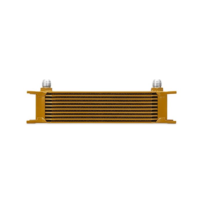 Mishimoto Universal 10 Row Oil Cooler Gold