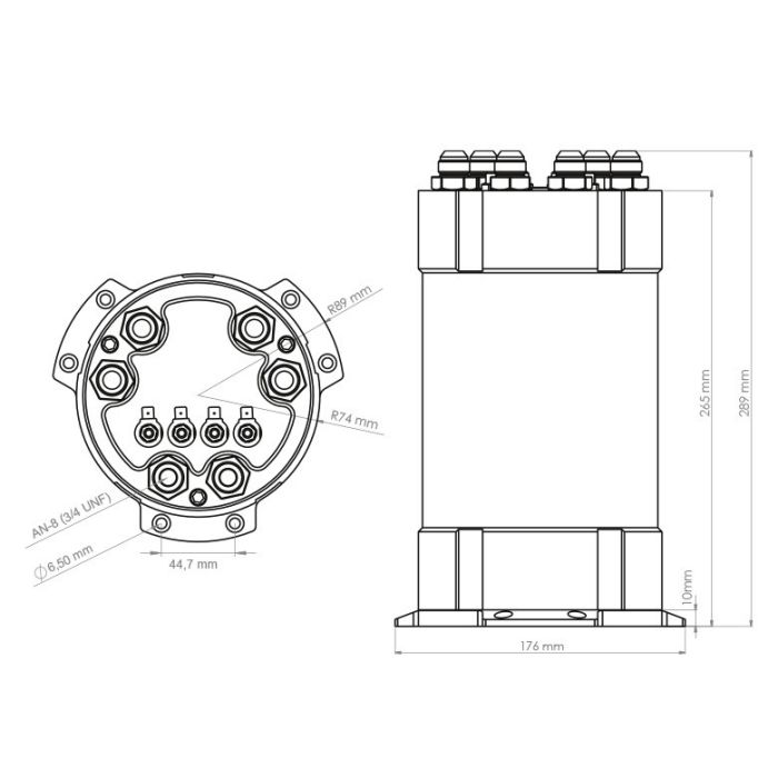 Nuke Performance 2G Fuel Surge Tank 3 litry do wewnętrznych pomp paliwa