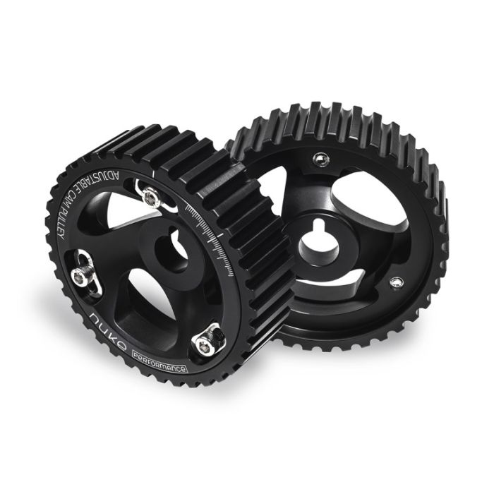 Nuke Performance Adjustable Cam Pulley for Volvo 8v / 16v round teeth