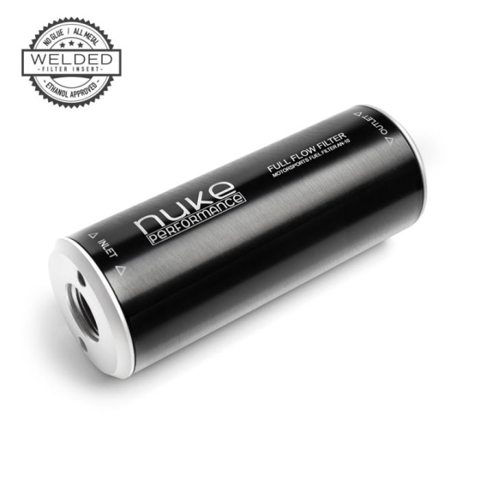 Nuke Performance Filtr Paliwa Slim 100 mikronów AN-10 - Wkład Ze Stali Nierdzewnej