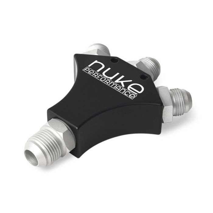 Nuke Performance X-Block Adapter Fitting with 3x AN8 and 1x AN10