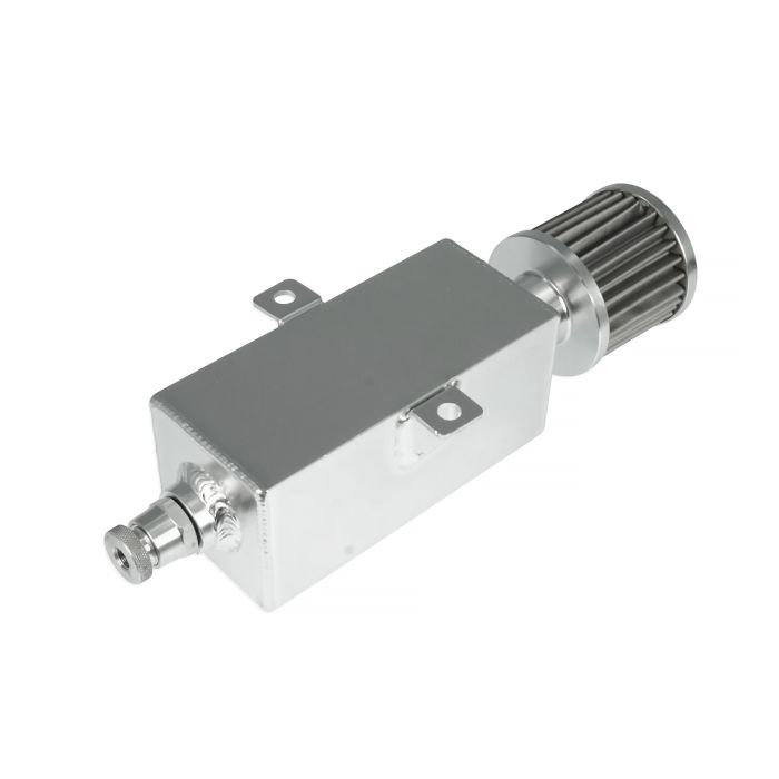 Oil catch tank JRspec model 09 Srebrny 18mm