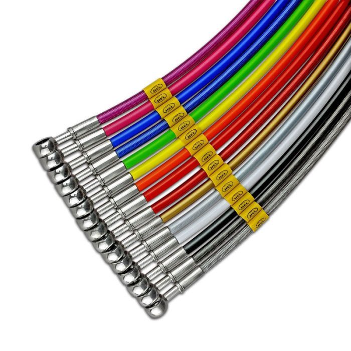 Hyundai i20 N 1.6- Orange HEL Performance Braided Brake Lines Hoses