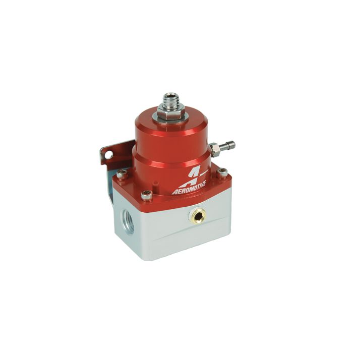 Regulator ciśnienia paliwa Aeromotive A1000-6, Performance EFI, (2) -6 inlets, (1) -6 return, Adjustable 40-75 PSI, 1/8” NPT gauge port.