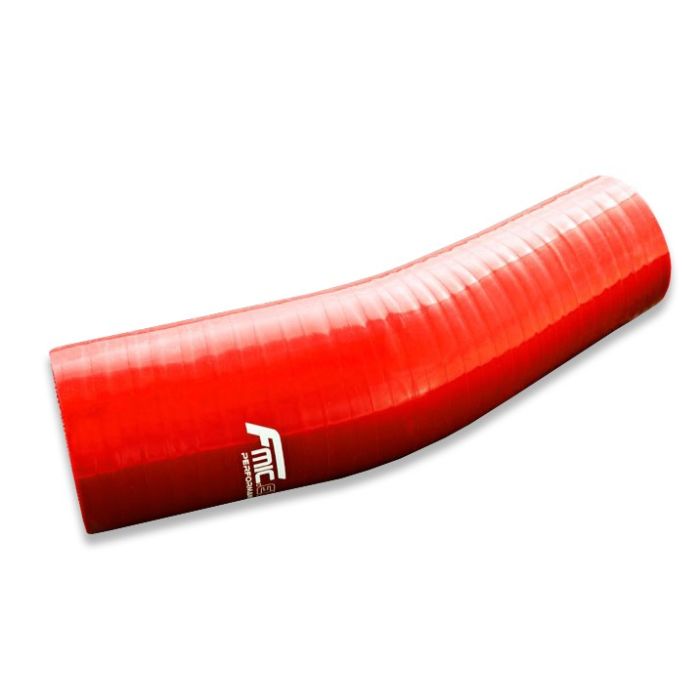 Silikonowe kolanko redukcyjne 23' 89/102mm Czerwony