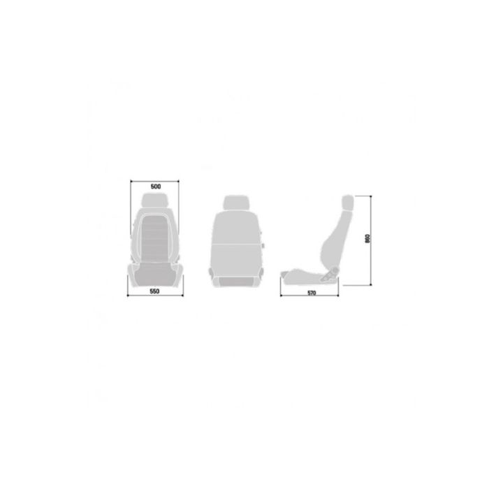 Sparco Seat GT Black and White