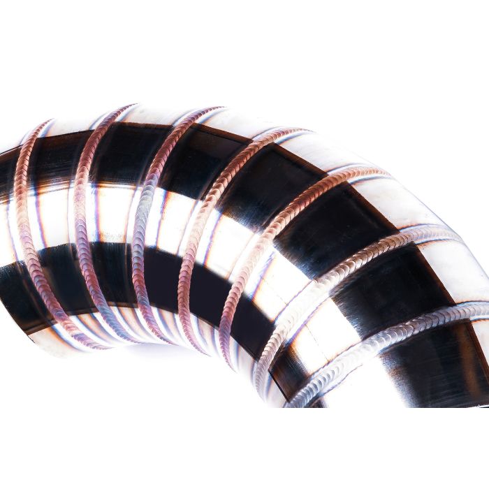 Spawane kolanko nierdzewne 90' 54mm welding porn