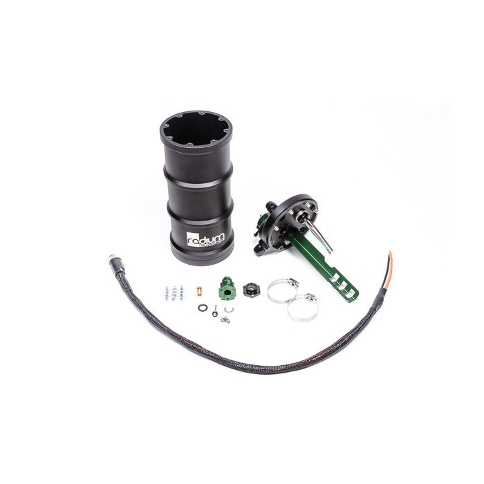 Surge Tank FST-R Z ZINTEGROWANYM REGULATOREM DLA POJEDYŃCZEJ POMPY TI AUTOMOTIVE E5LM RADIUM ENGINEERING