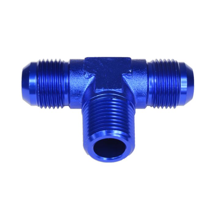 Trójnik męski/męski/męski AN6-1/8 NPT-AN6 Niebieski