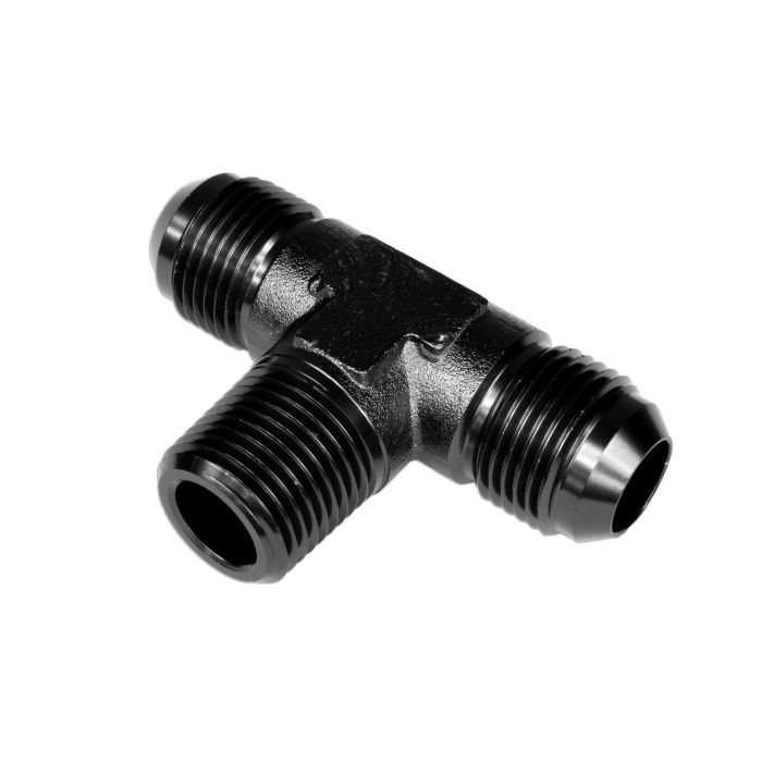 TRÓJNIK MĘSKI/MĘSKI/MĘSKI AN8-3/8 NPT-AN8 Czarny