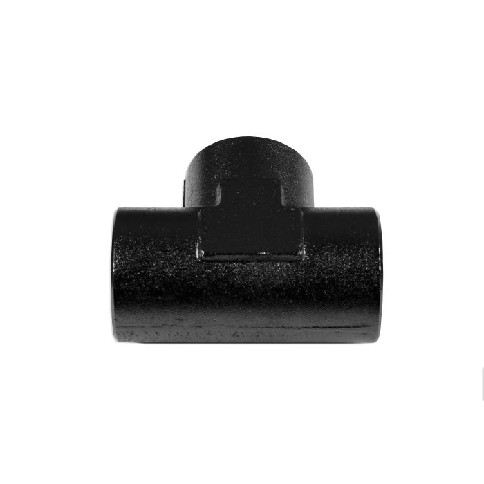 Trójnik żeński/żeński/żeński 1/2 NPT Czarny
