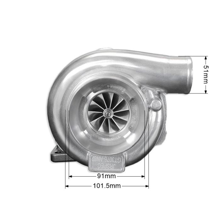 Turbosprężarka JRspec GTX3071R+ BB (GTX3077R) T3 .63 4-bolt